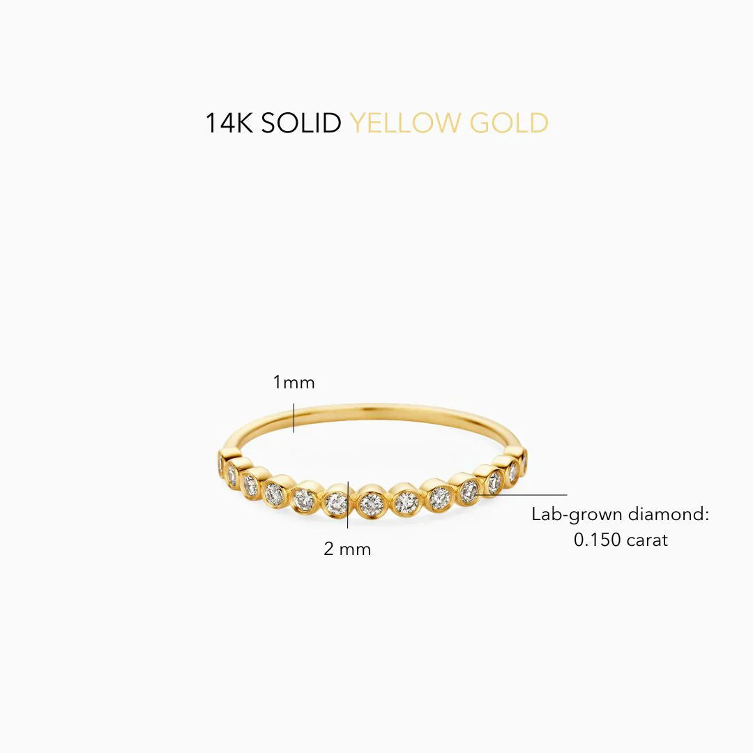 Diamond Bubble Ring by Sophia's Jewels