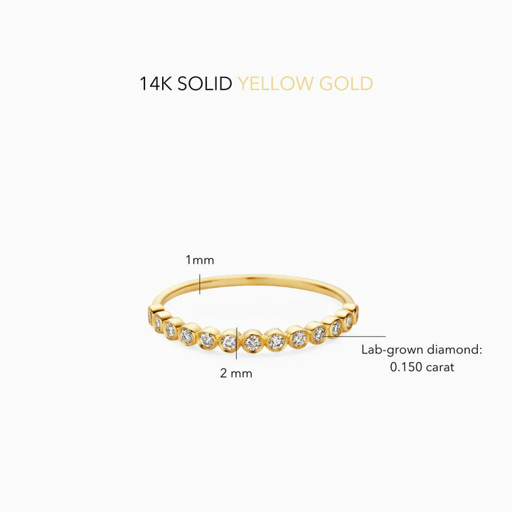 Diamond Bubble Ring by Sophia's Jewels