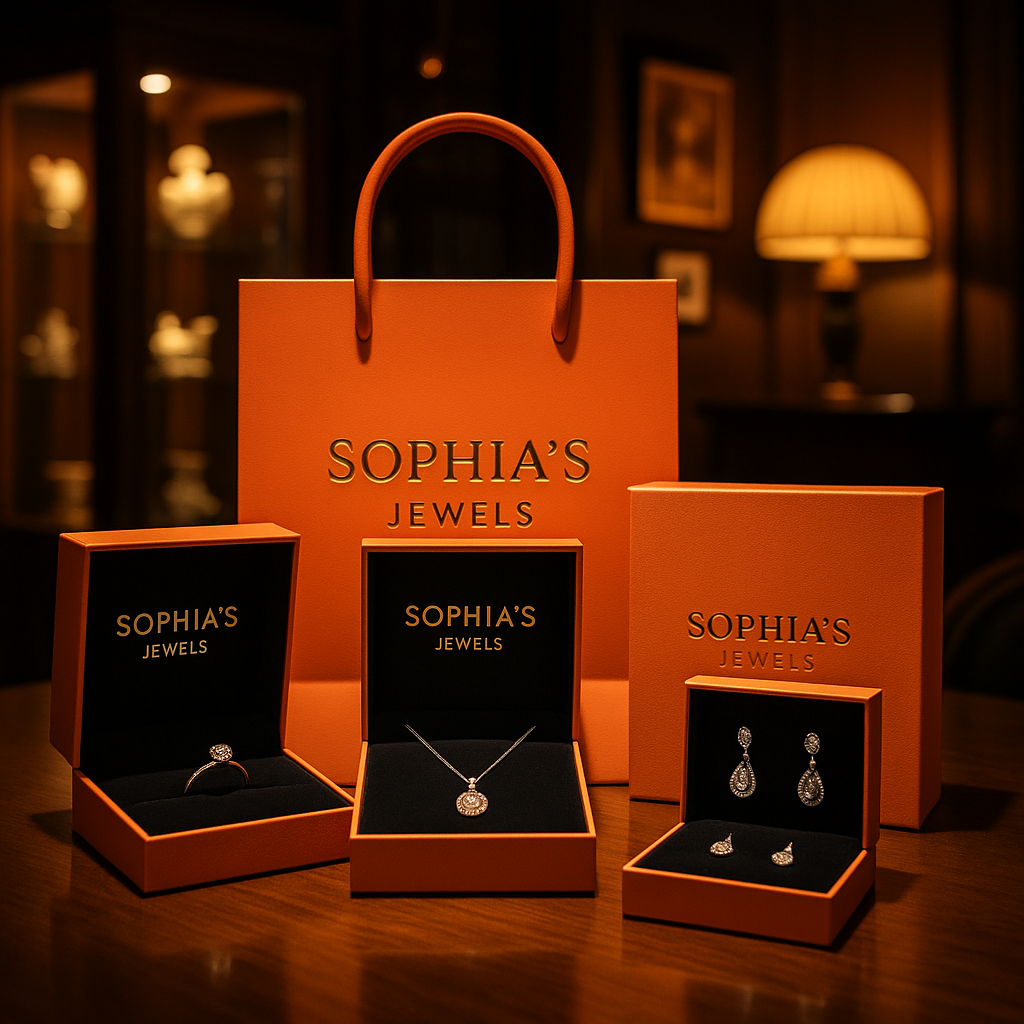 Maevina Zafiros Gold Jewelry Set