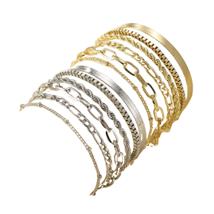 Gold Bracelet Set by Ellis