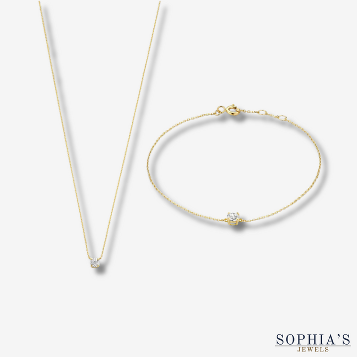 Cléa Moissanite Stone Set by Sophia's Jewels