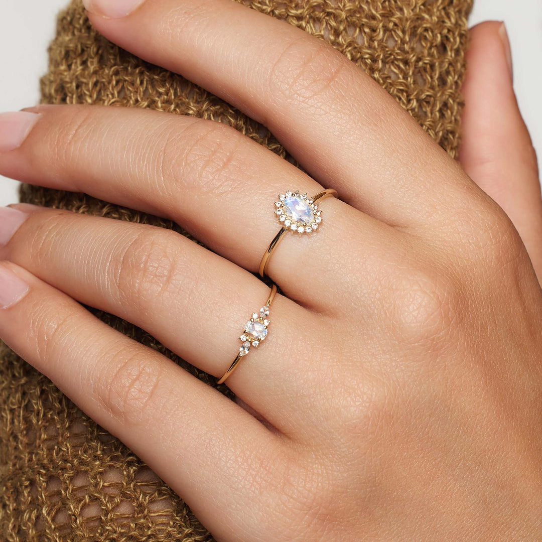 Muse Ring of Moonstone