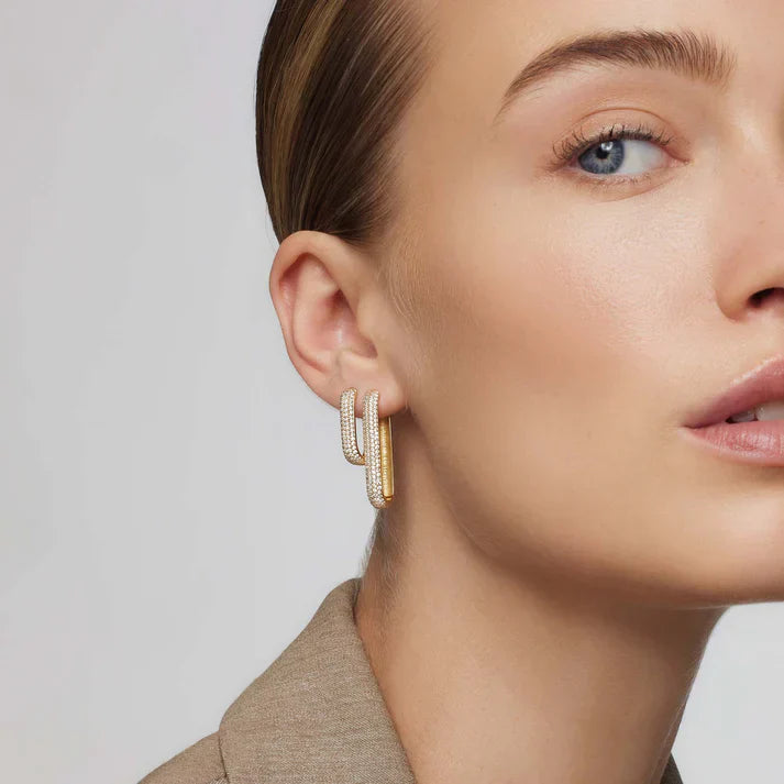 Pavé Iconic Hoops