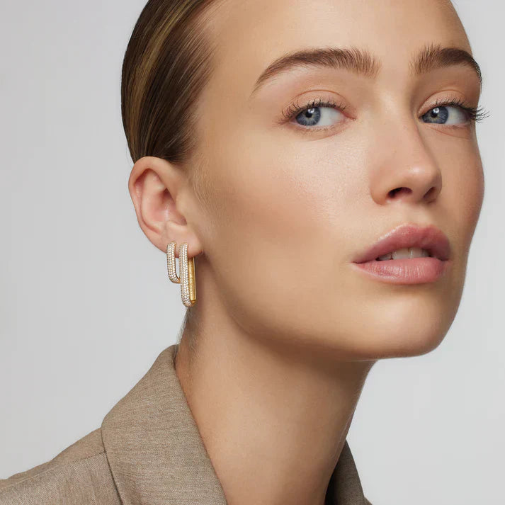 Pavé Iconic Hoops
