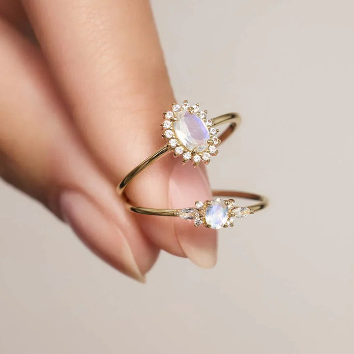 Muse Ring of Moonstone
