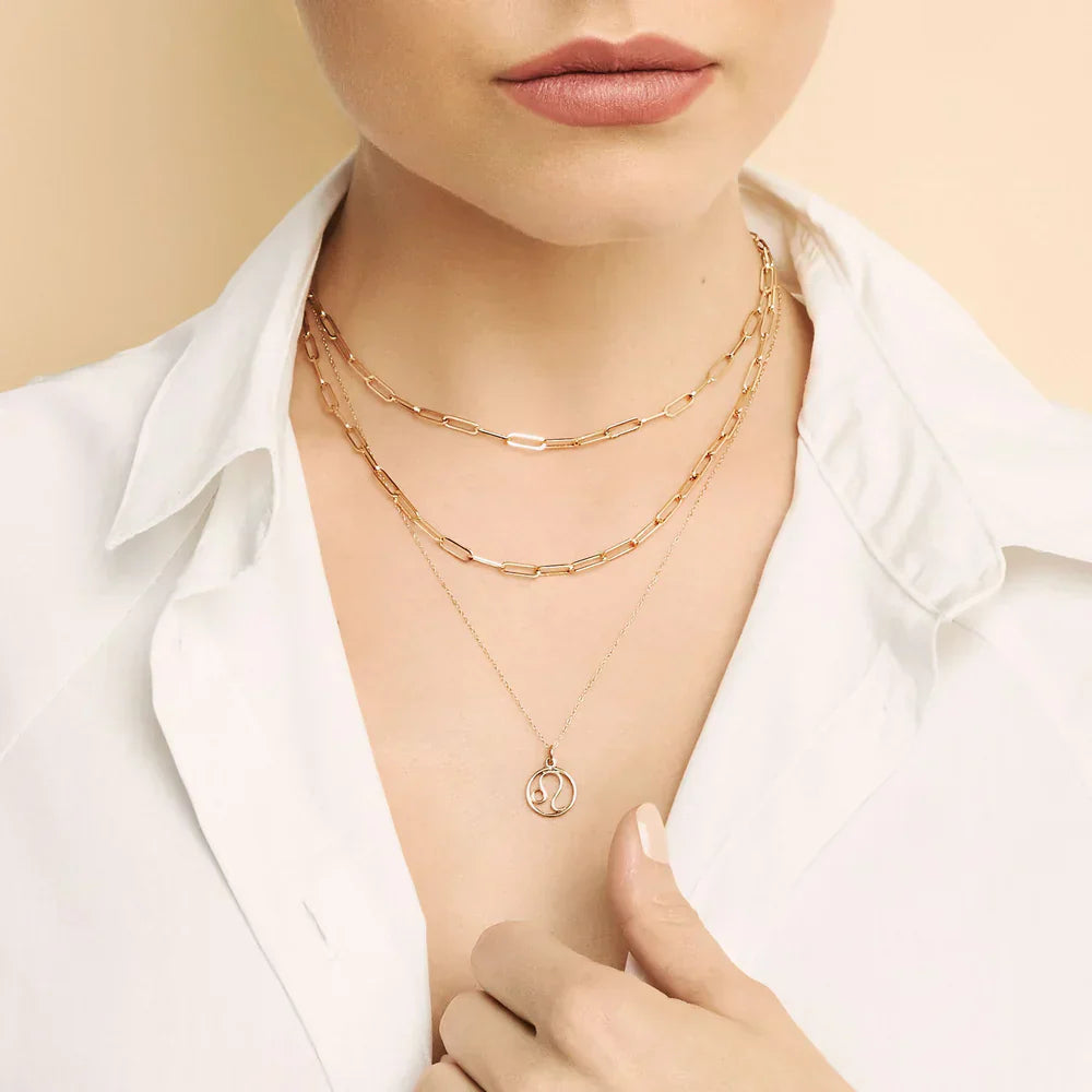 Necklace featuring your zodiac sign