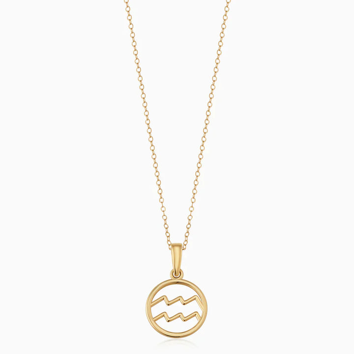 Necklace featuring your zodiac sign