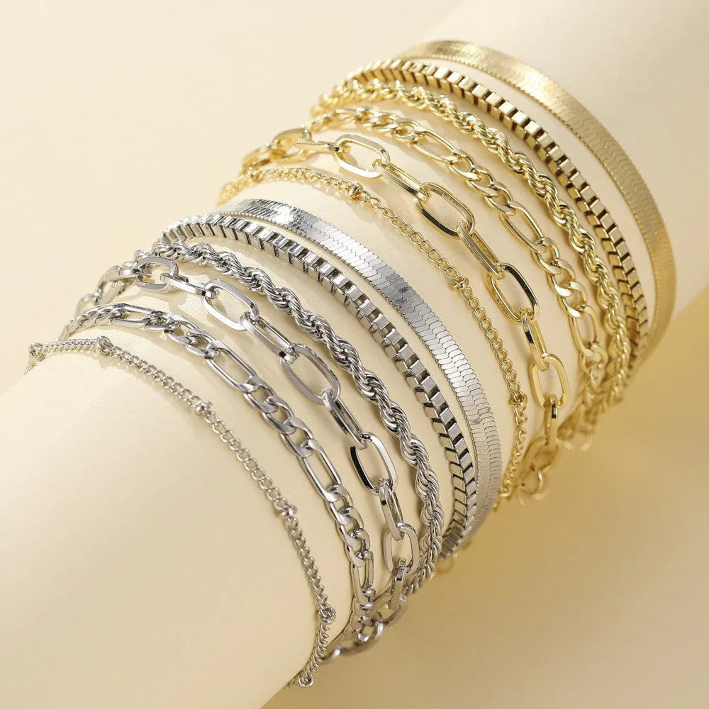 Gold Bracelet Set by Ellis