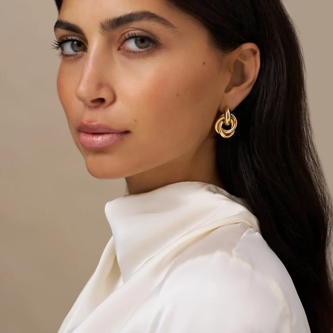Interlocking Statement Earrings
