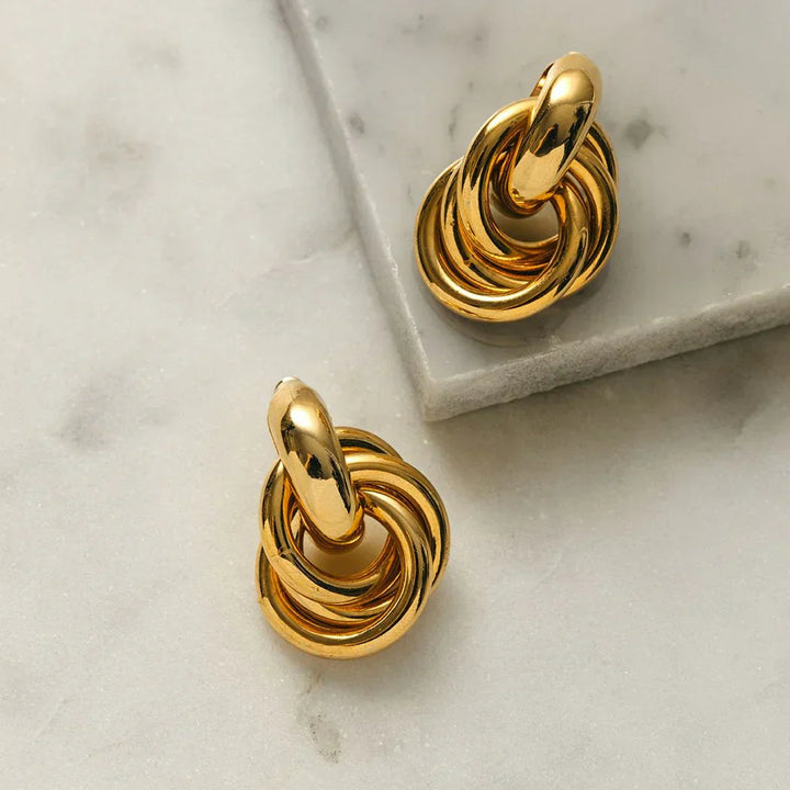 Interlocking Statement Earrings
