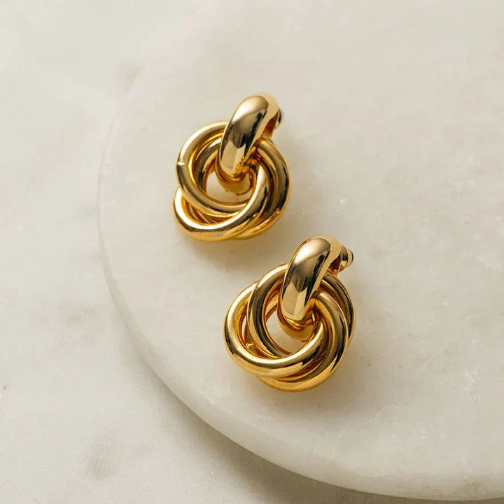 Interlocking Statement Earrings