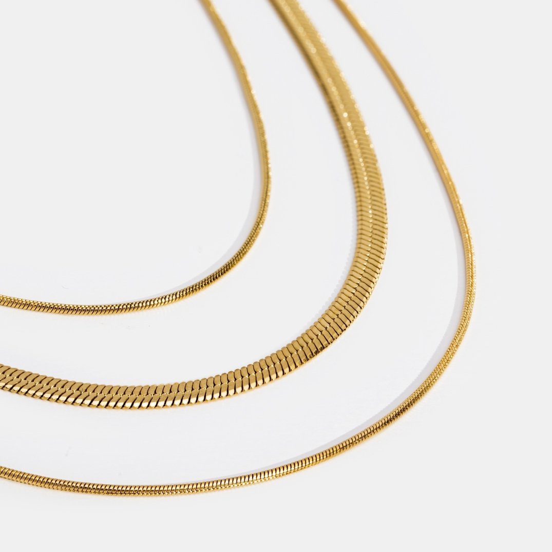 Gold Multi-Strand Necklace Chain