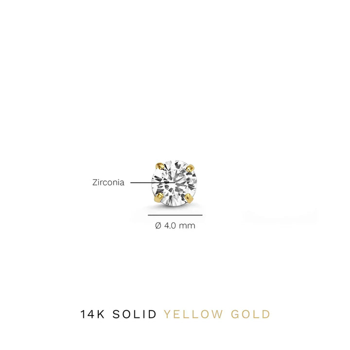 Moon Tears Stone Stud Earrings