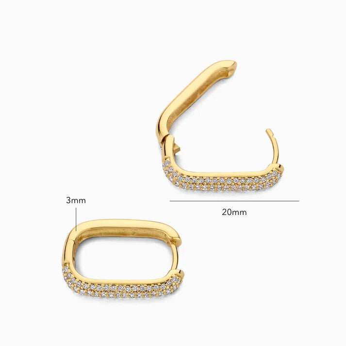 Pavé Iconic Hoops