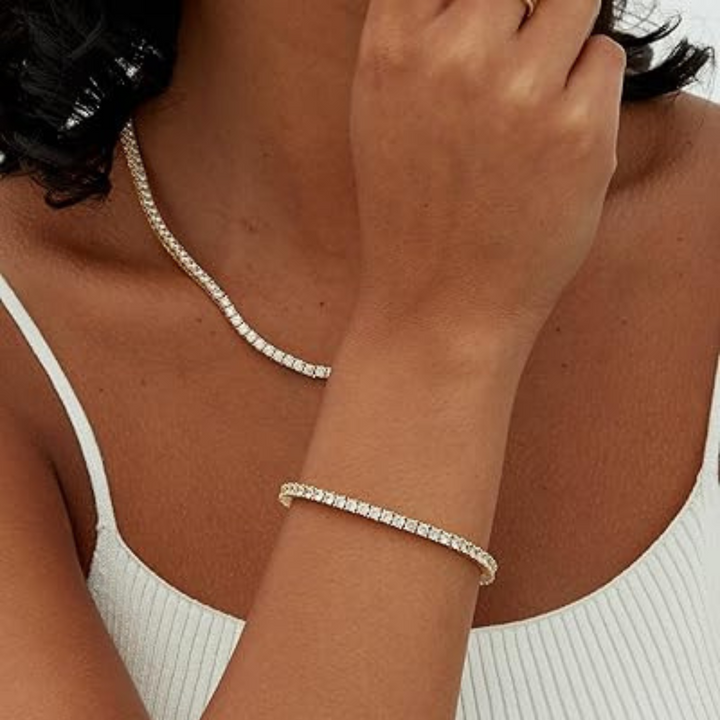 Tennis Bracelet with Moissanite